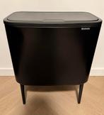 Brabantia prullenbak, Huis en Inrichting, Woonaccessoires | Prullenbakken, Gebruikt, 50 tot 75 cm, Ophalen of Verzenden, Rvs