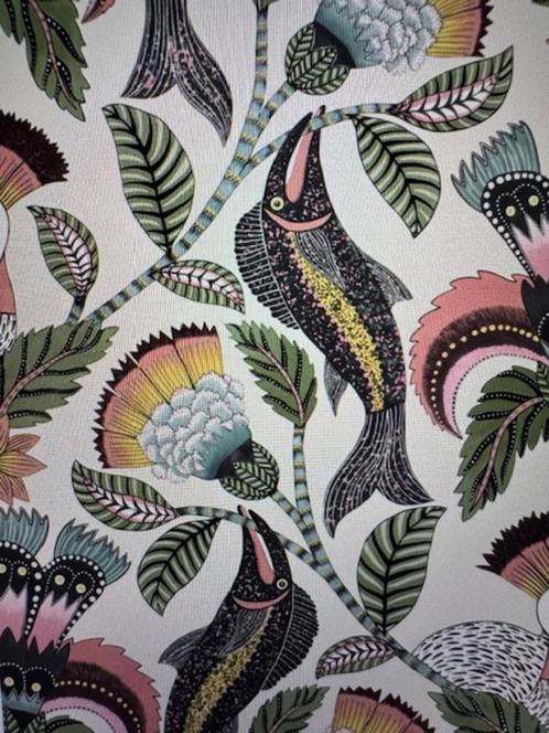1 rol Cole & Son Ardmore Jabula behang Nene 119/8036, Huis en Inrichting, Stoffering | Behang, Blauw, Wit, Zwart, Geel, Groen