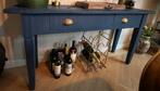 Eikenhout dressoir sidetable blauw, Huis en Inrichting, Eikenhout, Ophalen