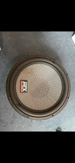 Mtx subwoofer thunder 6000 15 inch stuk, Ophalen, Zo goed als nieuw