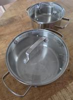 GreenPan 20 cm en 22 cm Pannen, Huis en Inrichting, Keuken | Potten en Pannen, Ophalen, Gebruikt, Inductieplaat, Pannenset