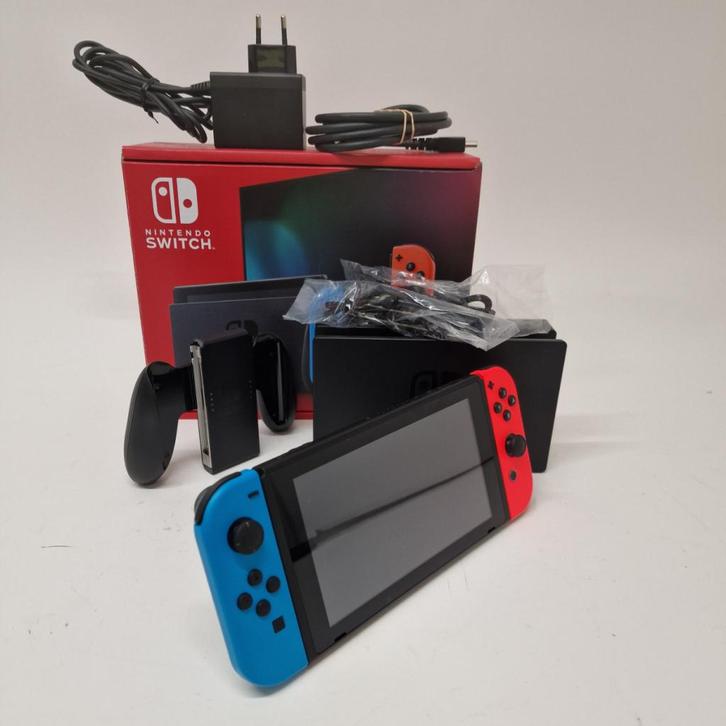 Nintendo Switch V2 32GB Compleet | Nette staat, Spelcomputers en Games, Spelcomputers | Nintendo Switch, Zo goed als nieuw