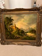 Schilderij: Landschap met Kasteel, Ophalen