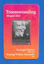 VPH 2878 Troonswisseling Zilveren zegel Aangetekend - 2013, Postzegels en Munten, Postzegels | Nederland, Verzenden, Na 1940, Postfris