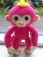 Roze aap merk Fingerlings Eldohm met geluid, Kinderen en Baby's, Speelgoed | Knuffels en Pluche, Ophalen of Verzenden, Zo goed als nieuw