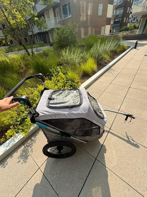Trixie Fietskar Opvouwbaar - Hondenfietskar, Fietsen en Brommers, Fietsaccessoires | Aanhangers en Karren, Zo goed als nieuw, Hondenkar