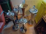Retro vintage staande asbakken/tuimelasbak, Verzamelen, Rookartikelen, Aanstekers en Luciferdoosjes, Ophalen, Gebruikt, Aansteker
