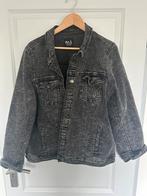 Grijs/zwart spijkerjasje M&S mode mt. 52, Kleding | Dames, Grote Maten, Ophalen of Verzenden, Zo goed als nieuw, Zwart, Jasje of Colbert