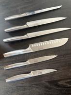 Kuhn Rikon Messenset + Slijper, Gebruikt, Ophalen of Verzenden, Rvs of Chroom, Vaatwasserbestendig