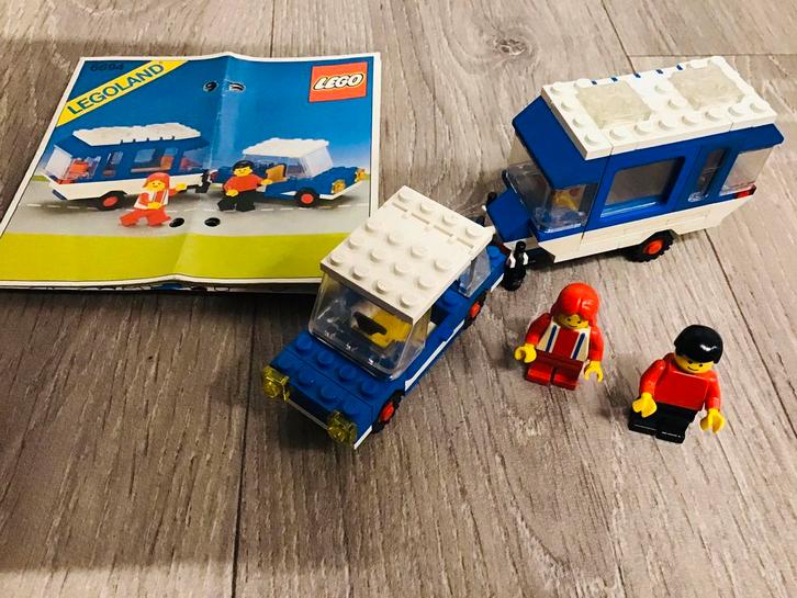 LEGO classic 6694, car with camper, auto met caravan, IZGS, Kinderen en Baby's, Speelgoed | Duplo en Lego, Zo goed als nieuw, Lego