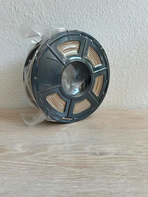 Nieuw! 3d filament hout kleur, PLA beige 1,1kg, 1,75mm, Computers en Software, 3D-printerbenodigheden, Nieuw, Ophalen of Verzenden