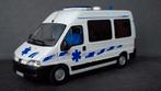 Peugeot Boxer Ambulance Camper 1:43 Norev Pol, Verzenden, Zo goed als nieuw, Auto, Norev