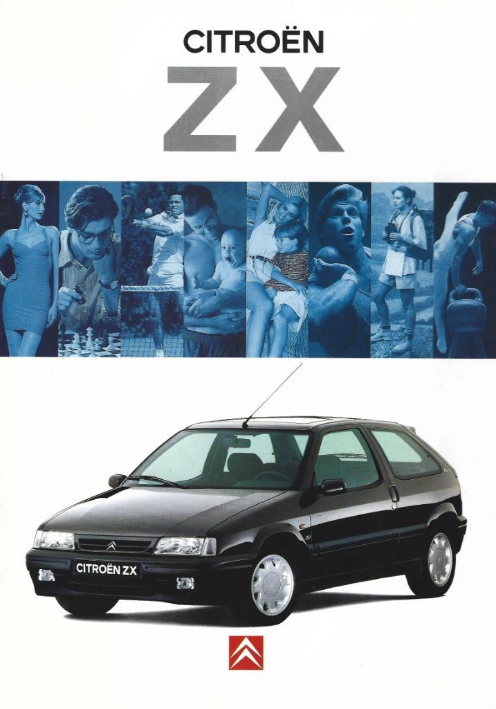 Brochure Citroen ZX 1994, Boeken, Auto's | Folders en Tijdschriften, Gelezen, Citroën, Ophalen of Verzenden