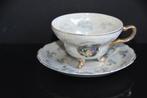 Kop en schotel Limoges Versailles decor Fragonard, Antiek en Kunst, Antiek | Servies los, Ophalen of Verzenden