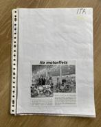 Unieke Map met documentatie ITA  bromfiets / brommers, Fietsen en Brommers, Handleidingen en Instructieboekjes, Verzenden, Zo goed als nieuw