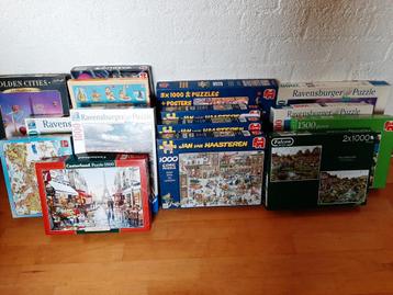 15 Legpuzzels - Van Haasteren, Steden, Dieren beschikbaar voor biedingen