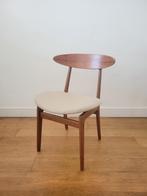 Vintage Deense eetkamerstoel in teak 1960, Ophalen, Hout, Gebruikt, Bruin