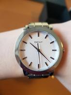 DKNY zilveren horloge, Met strass, DKNY, Ophalen of Verzenden, Staal