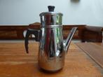 Art deco metalen Franse koffiepot met filter, Ophalen of Verzenden
