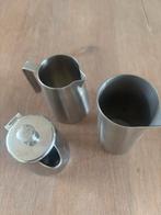 RVS Melkkannetjes en Suikerpot Alessi en Zack, Huis en Inrichting, Keuken | Keukenbenodigdheden, Ophalen of Verzenden, Zo goed als nieuw