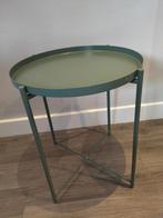 Ikea bijzettafeltje groen, Minder dan 55 cm, Gebruikt, Rond, Ophalen