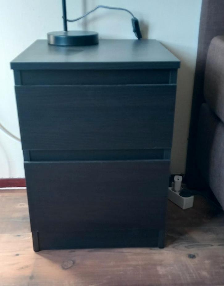2x Ikea Malm Nachtkastjes - Zo Goed Als Nieuw!, Huis en Inrichting, Slaapkamer | Nachtkastjes, Zo goed als nieuw, Minder dan 55 cm
