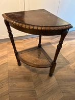 Antiek hoektafeltje, Minder dan 55 cm, Gebruikt, Overige vormen, Hout