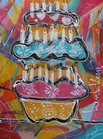 Schilderij Henk Veen - Birthdaycake, Ophalen of Verzenden