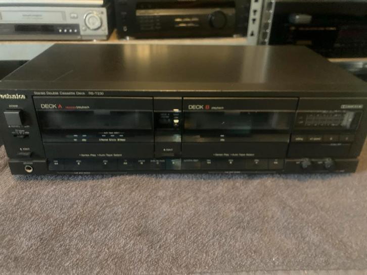 Technics RS-T230 Dubbel Cassettedeck, Audio, Tv en Foto, Cassettedecks, Overige merken, Ophalen of Verzenden