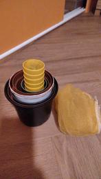 Diverse plastic bloempotten Gratis, Ophalen, Kunststof, Gebruikt, Rond
