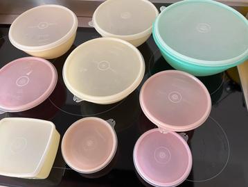 Vintage Tupperware Set - 9 stuks beschikbaar voor biedingen