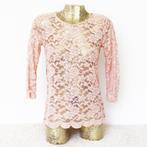 Prachtig Kanten Amisu Truitje (S) - 17 € 20,-, Kleding | Dames, Truien en Vesten, Ophalen of Verzenden, Zo goed als nieuw, Roze