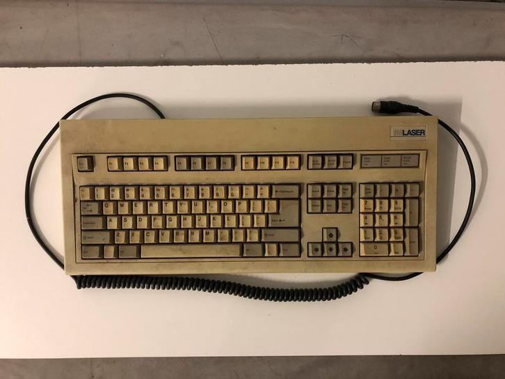 Laser mechanisch keyboard XT-AT (schakelbaar)., Computers en Software, Vintage Computers, Ophalen of Verzenden