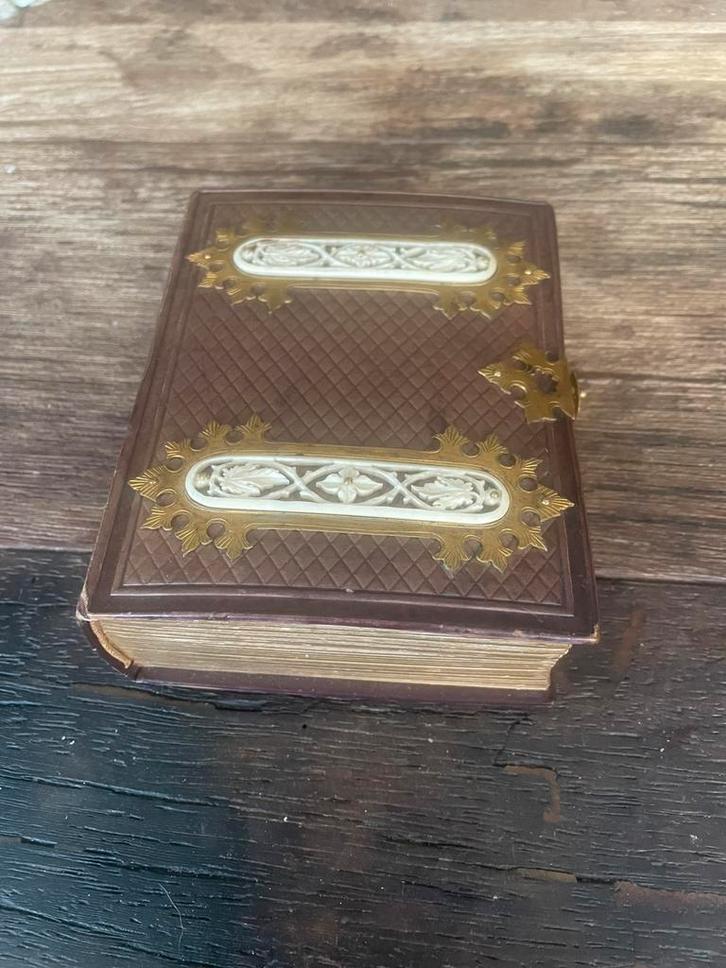 Antiek leren foto  album, Antiek en Kunst, Antiek | Woonaccessoires, Ophalen of Verzenden