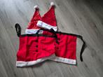 Kerstschortjes met kerstmutsen, Kleding | Dames, Carnavalskleding en Feestkleding, Ophalen of Verzenden, Zo goed als nieuw, Carnaval