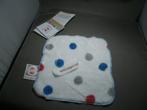 lodger speendoek wit met stippen rood/blauw/grijs 20x20cm, Ophalen of Verzenden, Nieuw, Overige typen