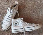 Leren Converse All Stars hoog wit maat 40 zgan, Wit, Ophalen of Verzenden, Converse All Stars, Sneakers of Gympen