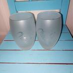 Chocomel frozen glazen set van 2 stuks, Huis en Inrichting, Ophalen, Glas of Glazen, Overige stijlen, Glas