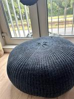 IKEA pouf in navy blue, Huis en Inrichting, Ophalen, Cozy, Zo goed als nieuw, 50 tot 75 cm