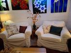 GRATIS 2 fauteuils EKTORP Ikea, Huis en Inrichting, Fauteuils, Ophalen, Hout, Gebruikt, 75 tot 100 cm