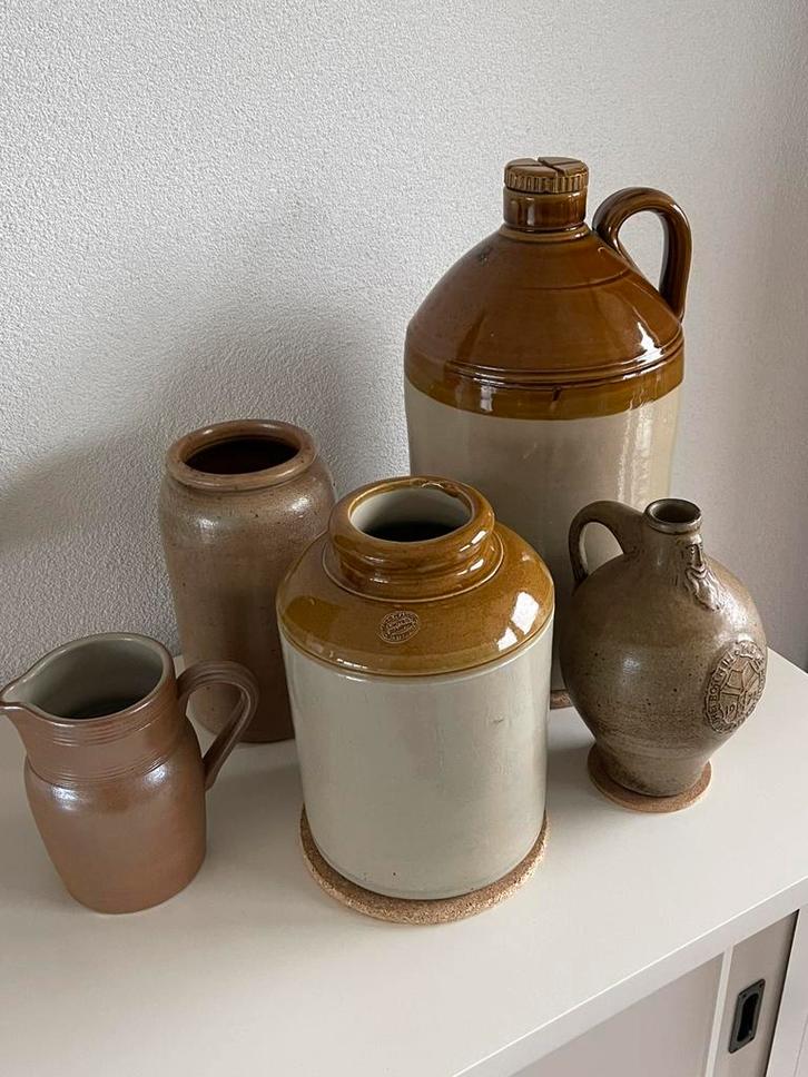 Diverse kruiken, Antiek en Kunst, Antiek | Keramiek en Aardewerk, Ophalen