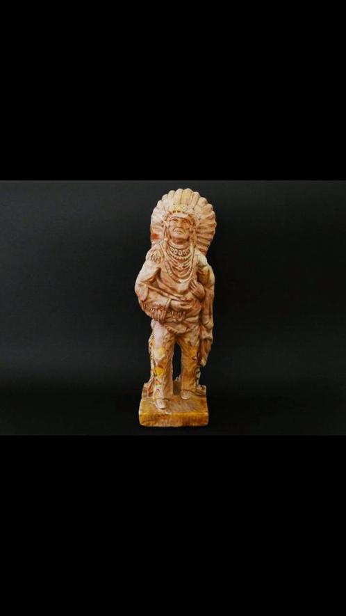 Indiaan lavasteen- Thomas Enterprises, Antiek en Kunst, Kunst | Beelden en Houtsnijwerken, Ophalen of Verzenden