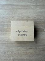 Stempelset ABC met stempelkussen, Ophalen of Verzenden, Zo goed als nieuw