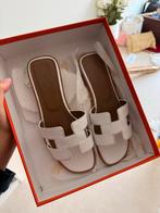 HRMS Witte Slippers Maat 36, Ophalen of Verzenden, Zo goed als nieuw, Wit, Slippers