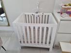 Kinderbox Vierkant Hout Wit met kleed en matras, Kinderen en Baby's, Boxen, Ophalen, Gebruikt, Vierkant, Boxkleed