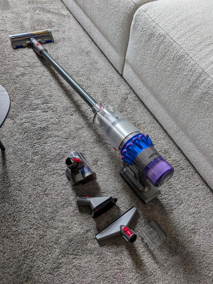 Dyson V15 Detect Fluffy - Zo goed als nieuw!, Witgoed en Apparatuur, Stofzuigers, Zo goed als nieuw, Stofzuiger, Reservoir, Ophalen