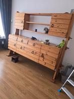 Mooie stevige houten kast, Ophalen, Gebruikt, 25 tot 50 cm
