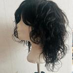 Natural zwart Pruik brazilian hair, Ophalen of Verzenden, Zo goed als nieuw