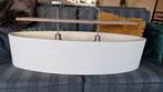 Hanglamp met stoffen kap en houten afwerking, Huis en Inrichting, Lampen | Hanglampen, Ophalen, Minder dan 50 cm