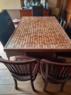 eettafel, Huis en Inrichting, Ophalen, 100 tot 150 cm, Zo goed als nieuw, Vijf personen of meer